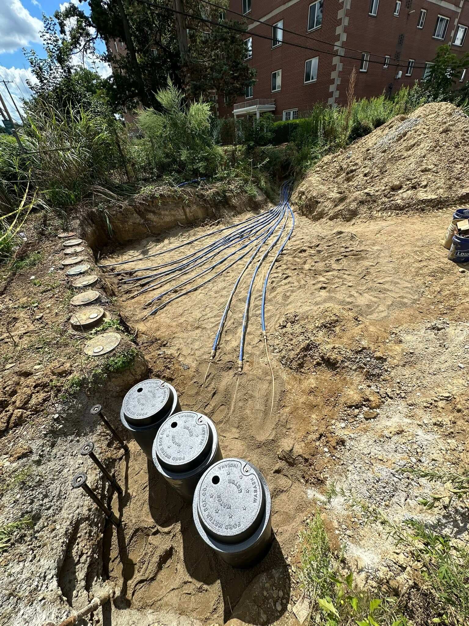 Commercial water line connections