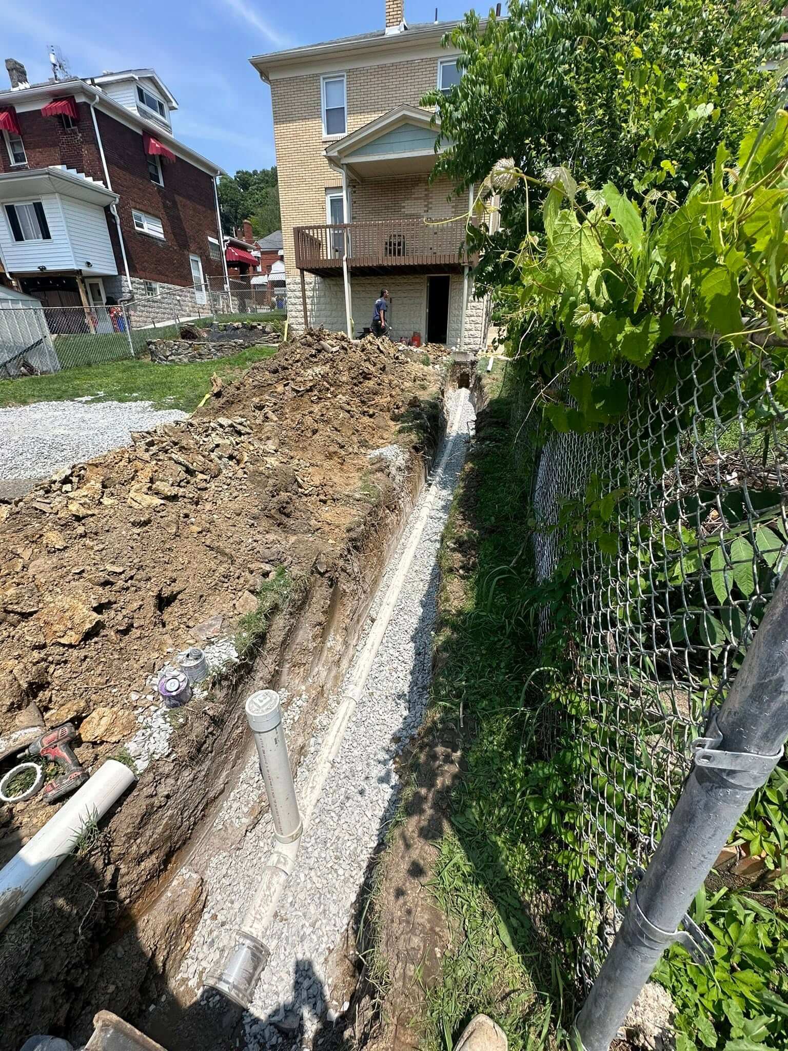 Residential home served by Allegheny Plumbing