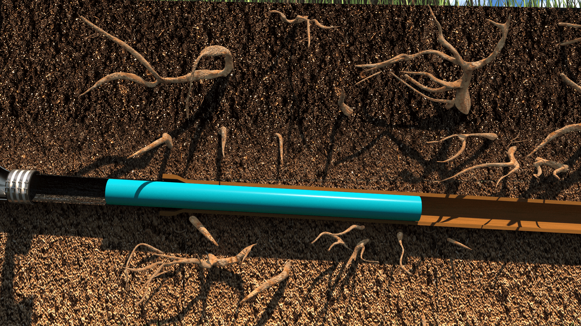 Trenchless pipe lining service for damaged sewer pipe